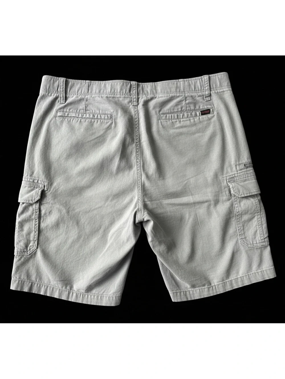 WearFirst Men’s Cargo Shorts Gray Ripstop Cotton Stretch Size 42 Outdoor Hiking